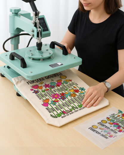 Borsa Personalizzabile con Fiori, Nomi Alunni e Dedica - Idea Regalo Originale Maestre, Regalo di Classe Fine Anno Scolastico - immagine 7