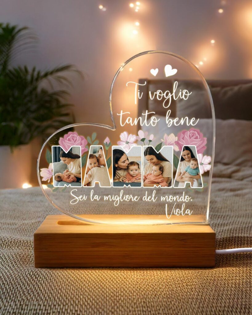 Lampada 3D personalizzata personalizzata Standee Photo Cartoon Acrilico Personalizzato Spotify Luce notturna Matrimonio PET Anniversario Regalo di compleanno  36