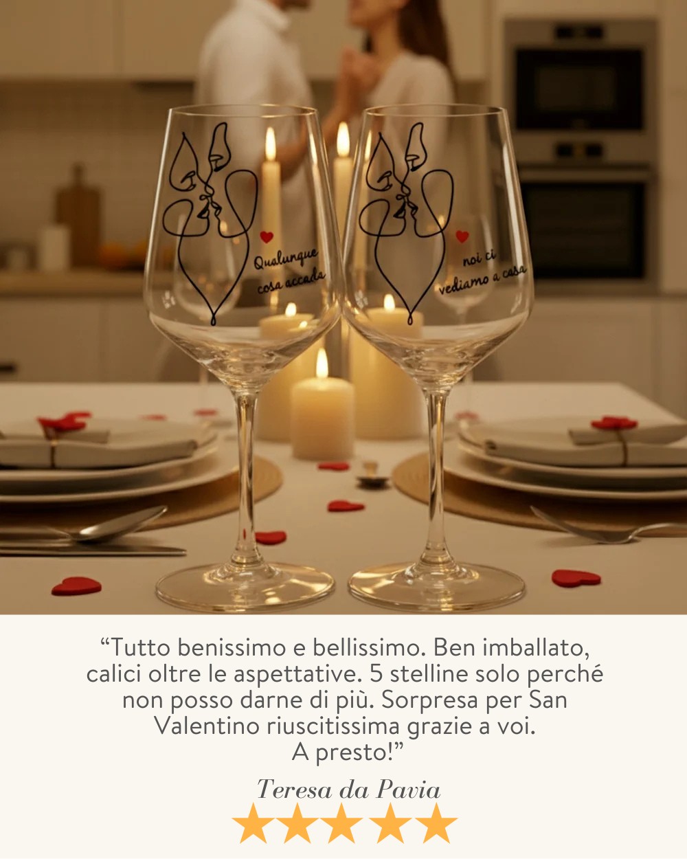 HIUHIU Set di Bicchieri da Vino Dipinti a Fiore, Calice di Vino Trasparente a Stelo Lungo, Calice di Vino colorato Artigianale Dipinto per Matrimonio/Party/Bar,J