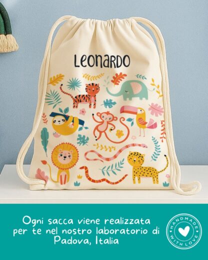 sacca-asilo-personalizzata-giungla-animali-safari
