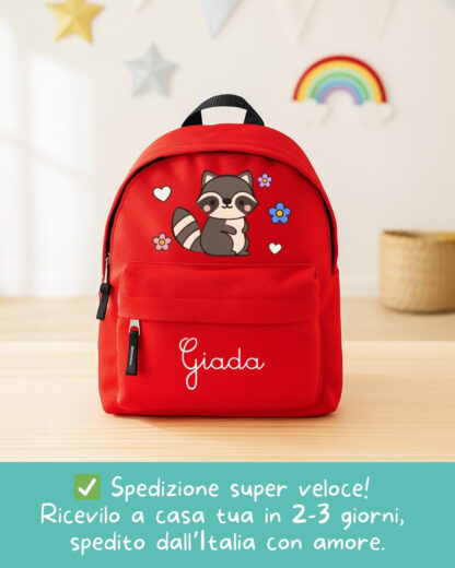 Zainetto Asilo Personalizzato con Nome e Personaggio - Zaino Scuola Materna per Bambini - Zainetto Sport Personalizzato - immagine 14