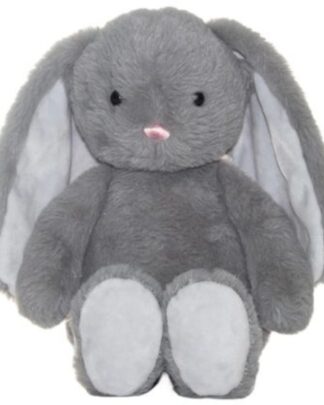 Peluche Coniglietto Grigio Morbido - Compagno di Coccole per Grandi e Piccini