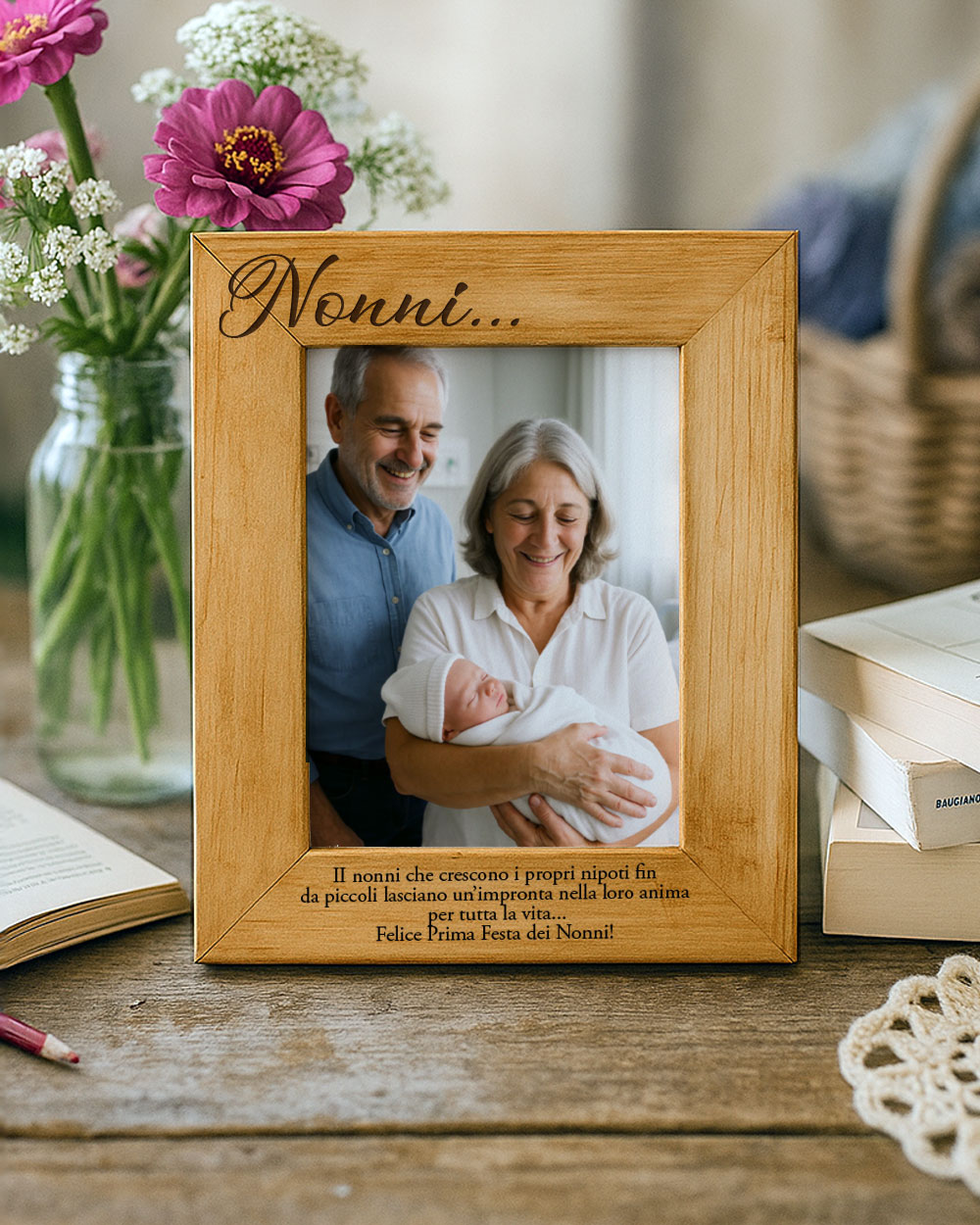 cornice-legno-personalizzata-nonni-dedica