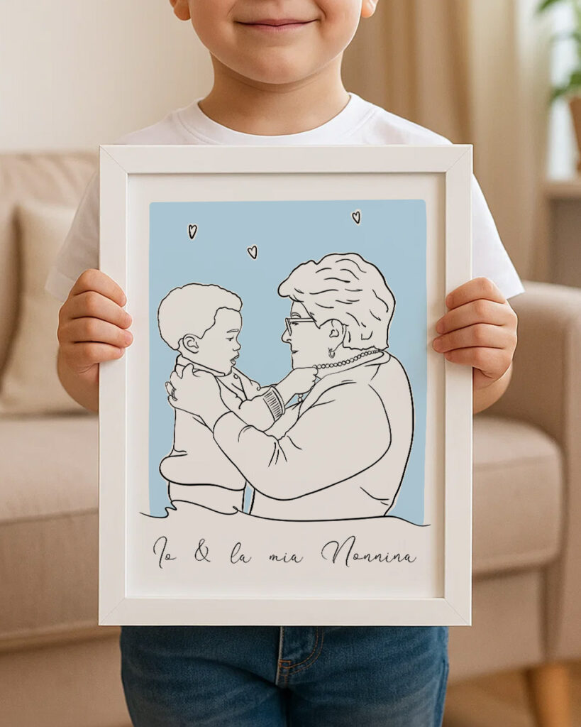 ritratto-personalizzato-lineart-regalo-nonni