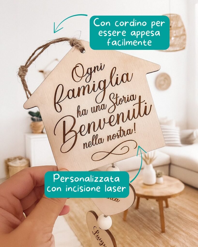 Targa In Legno 'One Day You Will Tell The Story' - Decorazione Ispirazionale Per Scrivania E Casa, 10x10 Cm - 2