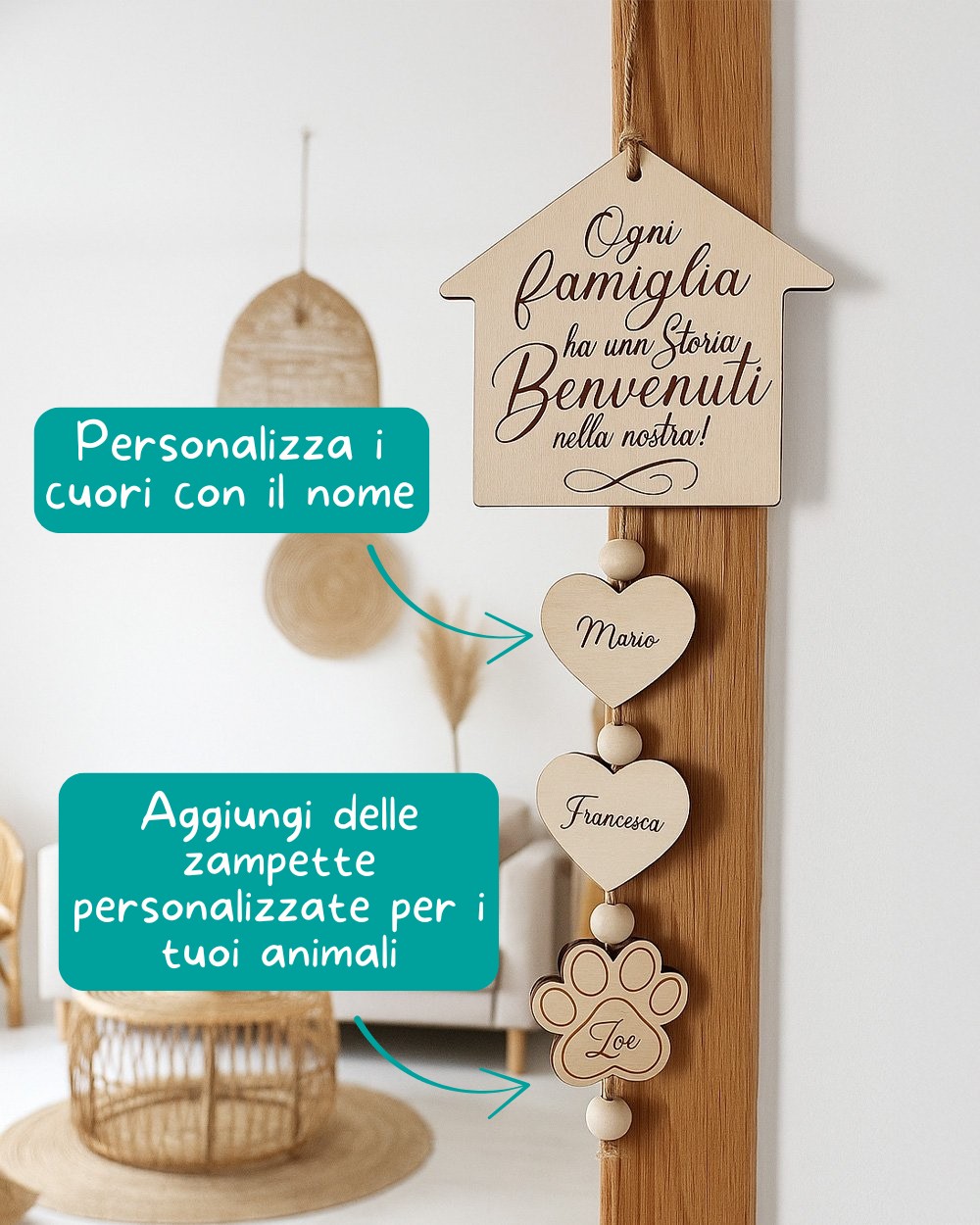 BEASTZHENG Targa In Metallo Per Cucina Con Ricetta Familiare – 20x30 Cm, Alluminio, Rustica, Decorazione Da Parete