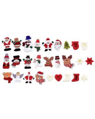 formine natalizie in legno adesive