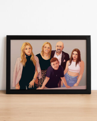 ritratto-illustrazione-famiglia-stampa