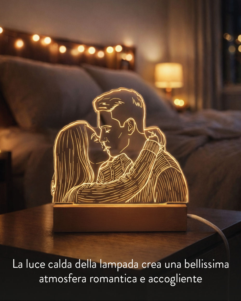 Lampada-led-illustrazione-lineart-regalo-san-valentino-anniversario