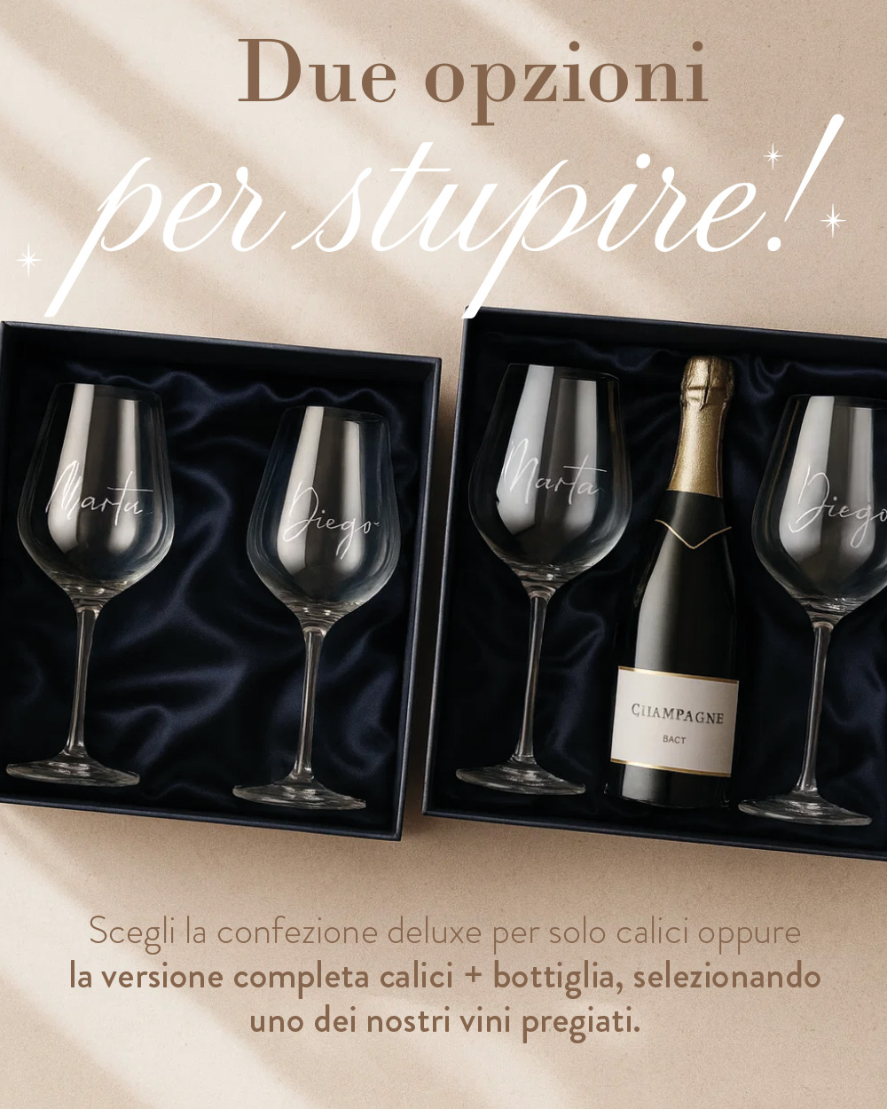 Calici Personalizzati Nome Regalo Metimonio Anniversario Compleanno Made Italy05