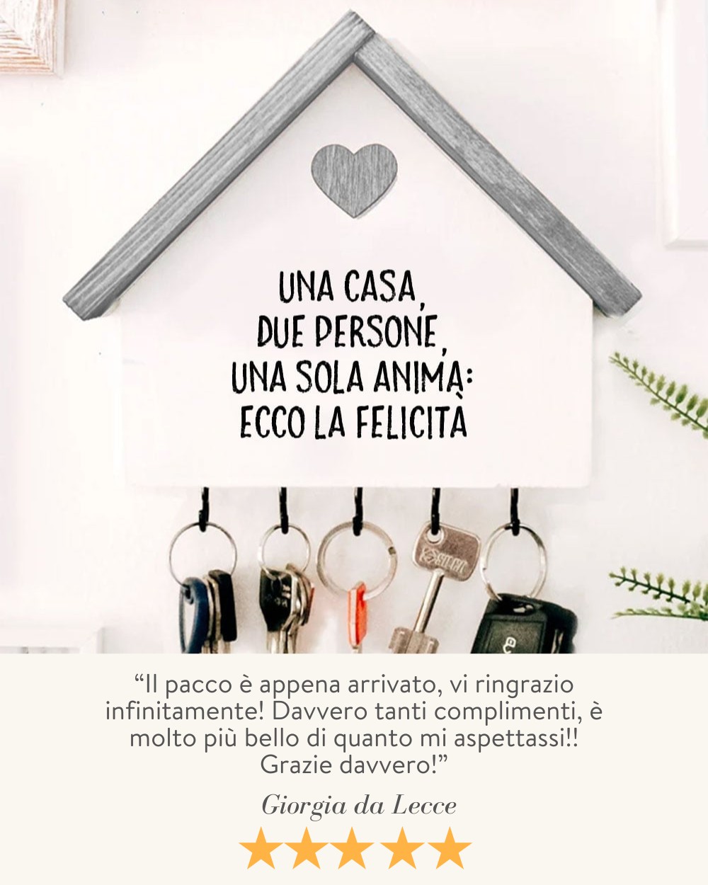 Casetta Appendichiavi Anniversario Amore San Valentino 1