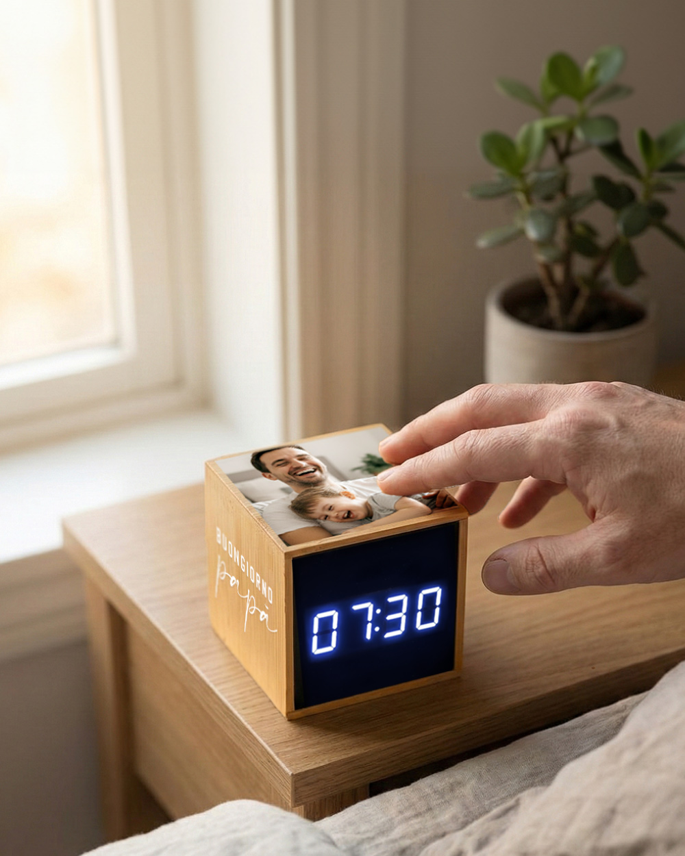 regalo-personalizzato-sveglia-foto-festa-papa-compleanno