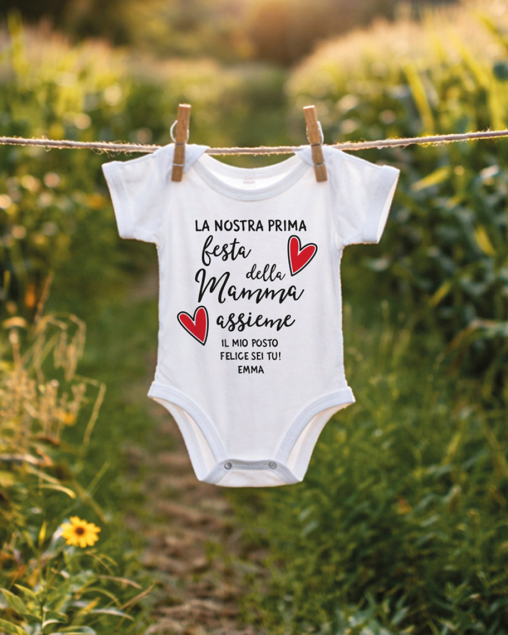 Body neonato papà non poteva scegliere moglie e mamma migliore di te buona festa della mamma
