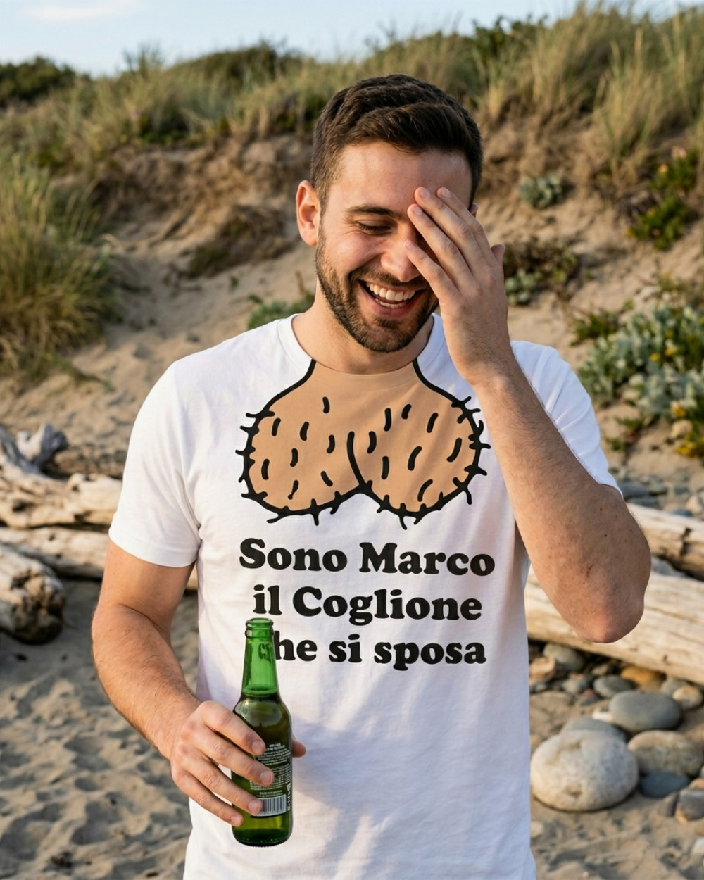 magliette personalizzate addio al celibato coglione che si sposa set