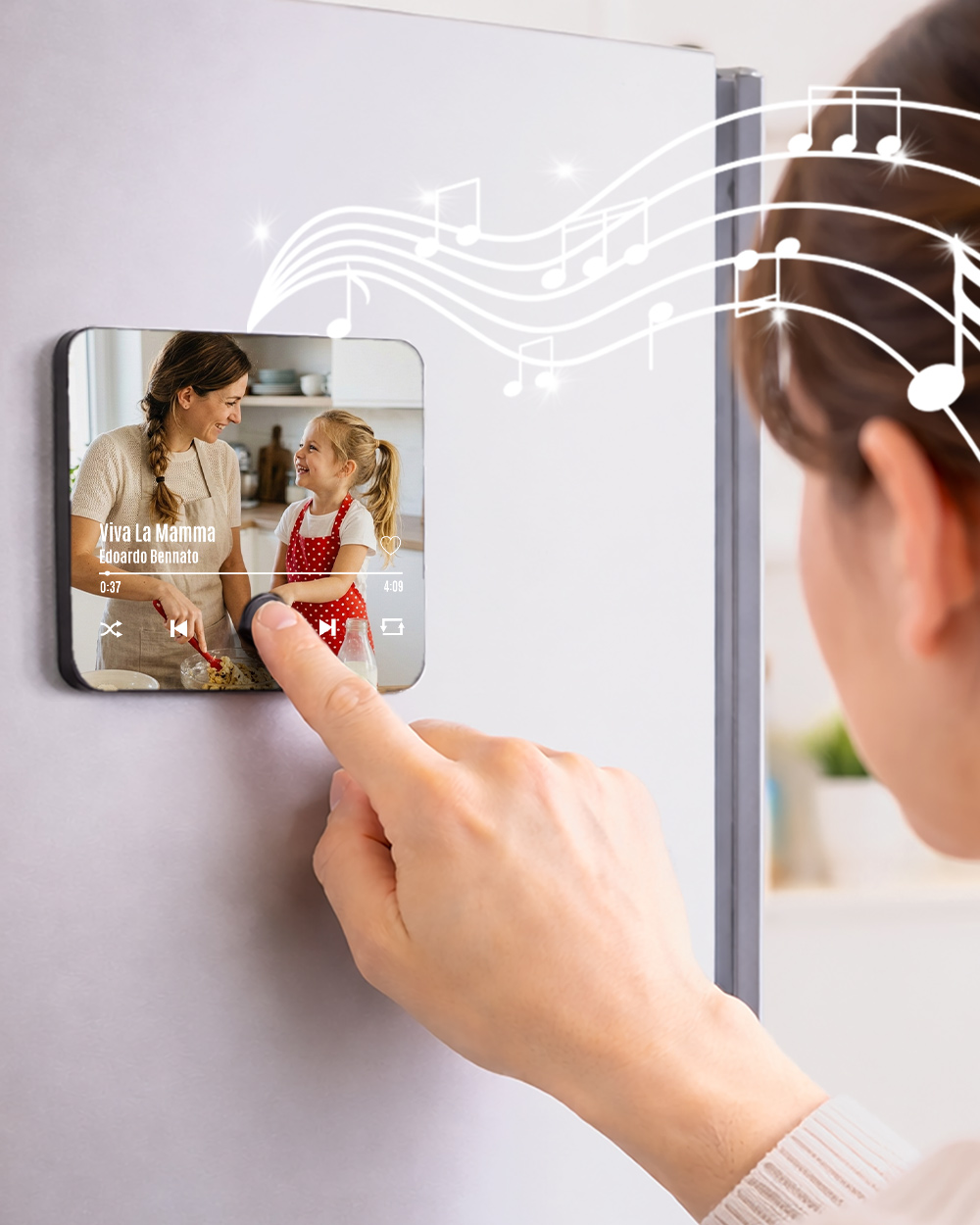 Confezione calamita musicale personalizzata – regalo per la Festa della Mamma
