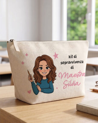 pochette-personalizzata-regalo-maestra-ritratto-caricatura