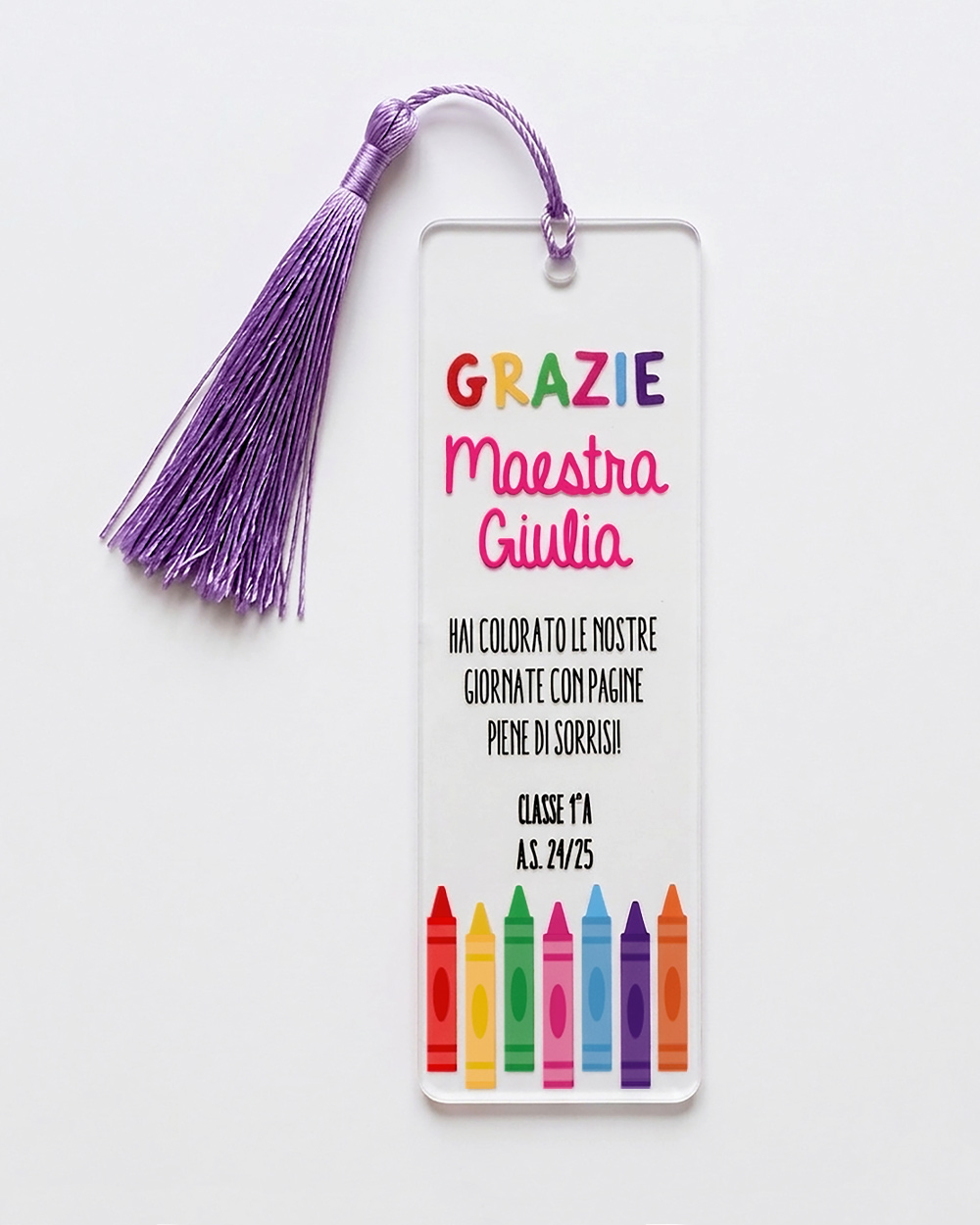segnalibro-personalizzato-maestra-con-matite-frase-trasparente-plexiglas-1