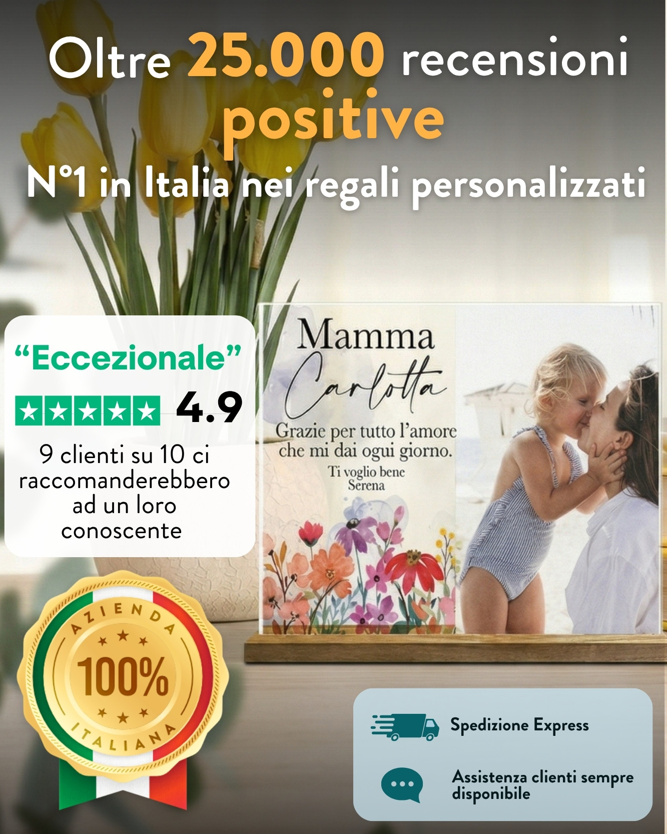targhetta-plexiglass-fiori-gialli-mamma-regalo-personalizzato