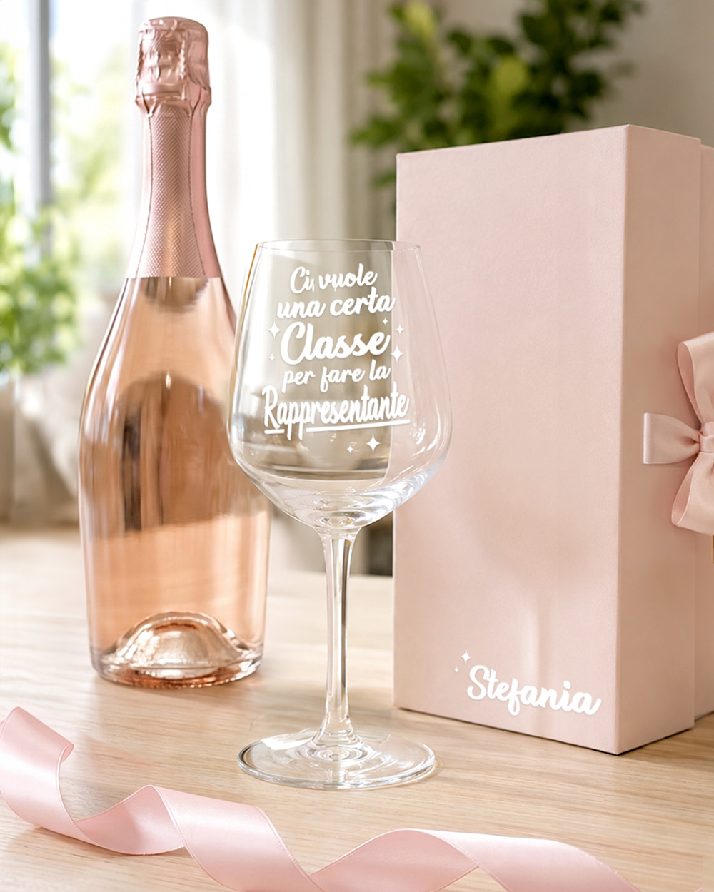 Calice Personalizzato "Ci Vuole una Certa Classe Per Fare LA Rappresentante" - Idea Regalo Originale per Rappresentante di Classe, Fine Anno Scolastico - immagine 4