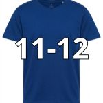 11/12 ANNI TSHIRT BAMBINO BLU ROYAL