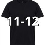 11/12 ANNI TSHIRT BAMBINO NERA