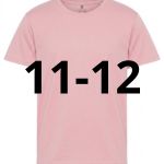 11/12 ANNI TSHIRT BAMBINO ROSA