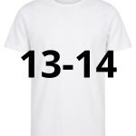 13/14 ANNI TSHIRT BAMBINO BIANCA