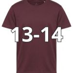 13/14 ANNI TSHIRT BAMBINO BORDEAUX