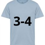3/4 ANNI TSHIRT BAMBINO AZZURRO CIELO