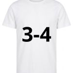 3/4 ANNI TSHIRT BAMBINO BIANCA