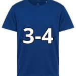3/4 ANNI TSHIRT BAMBINO BLU ROYAL