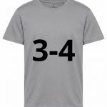 3/4 ANNI TSHIRT BAMBINO GRIGIA