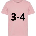 3/4 ANNI TSHIRT BAMBINO ROSA