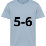 5/6 ANNI TSHIRT BAMBINO AZZURRO CIELO