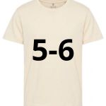 5/6 ANNI TSHIRT BAMBINO BIANCO SPORCO
