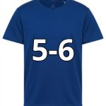 5/6 ANNI TSHIRT BAMBINO BLU ROYAL