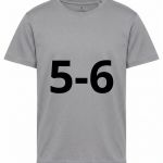 5/6 ANNI TSHIRT BAMBINO GRIGIA