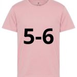 5/6 ANNI TSHIRT BAMBINO ROSA