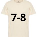 7/8 ANNI TSHIRT BAMBINO BIANCO SPORCO