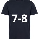 7/8 ANNI TSHIRT BAMBINO BLU NAVY