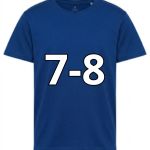 7/8 ANNI TSHIRT BAMBINO BLU ROYAL
