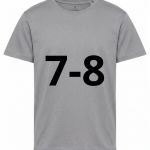 7/8 ANNI TSHIRT BAMBINO GRIGIA