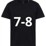 7/8 ANNI TSHIRT BAMBINO NERA