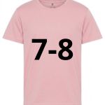 7/8 ANNI TSHIRT BAMBINO ROSA