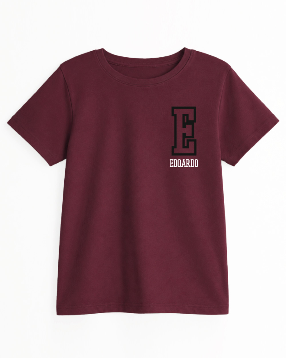 T-shirt personalizzata bambino 100% cotone con nome stampato - regalo ritorno a scuola