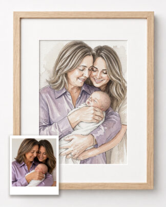 ritratto-acquerello-linea-su-misura-da-foto-regalo-mamma2