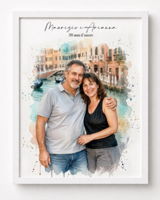 ritratto-da-foto-acquerello-coppia-anniversario