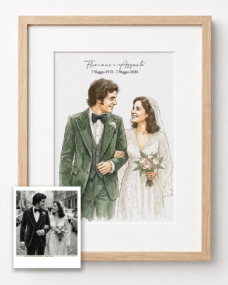 ritratto-da-foto-acquerello-coppia-anniversario-bianco-nero