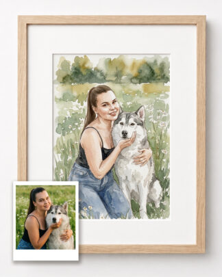 ritratto-da-foto-regalo-cane-acquerello-full-husky