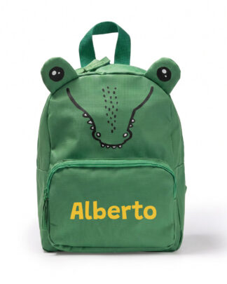 zaino-regalo-personalizzato-nome-scuola-asilo-materna-coccodrillo